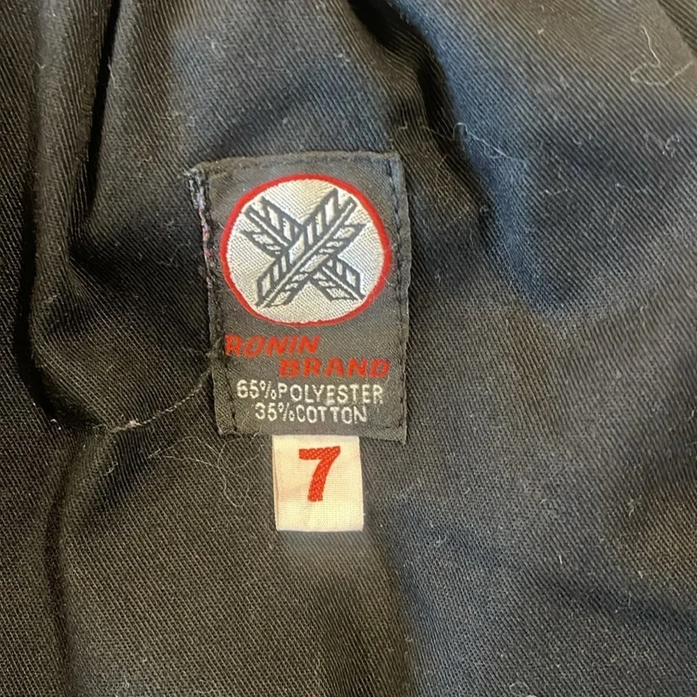 Black ronin pants size 7